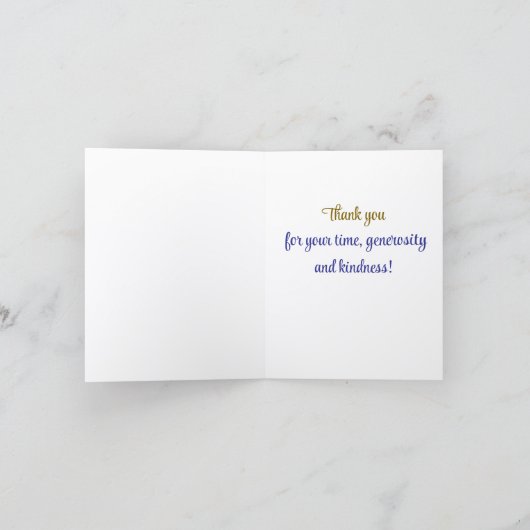 Elegant Bedankt voor je kaart (Binnen)
