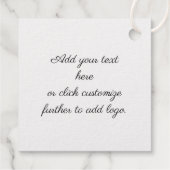 Elegant bedankt voor je Thanksgiving Bedankjes Labels (Achterkant)