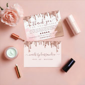 Elegant Bedankt voor uw bestelling Gold Glitter Dr