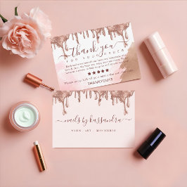 Elegant Bedankt voor uw bestelling Gold Glitter Dr