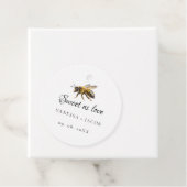 Elegant bedoeld om bruiloftsgunst te zijn bedankjes labels (In situ)