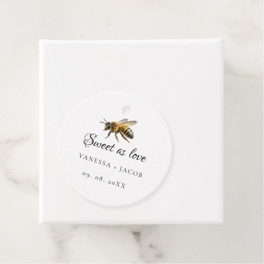 Elegant bedoeld om bruiloftsgunst te zijn bedankjes labels (In situ)