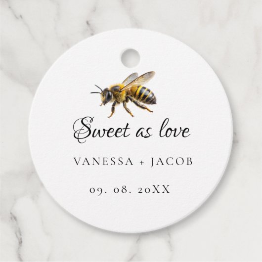 Elegant bedoeld om bruiloftsgunst te zijn bedankjes labels (Voorkant)