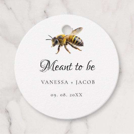 Elegant bedoeld om bruiloftsgunst te zijn bedankjes labels (Voorkant)