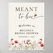 Elegant bedoeld om Vrijgezellenfeest welkom teken Poster (Voorkant)