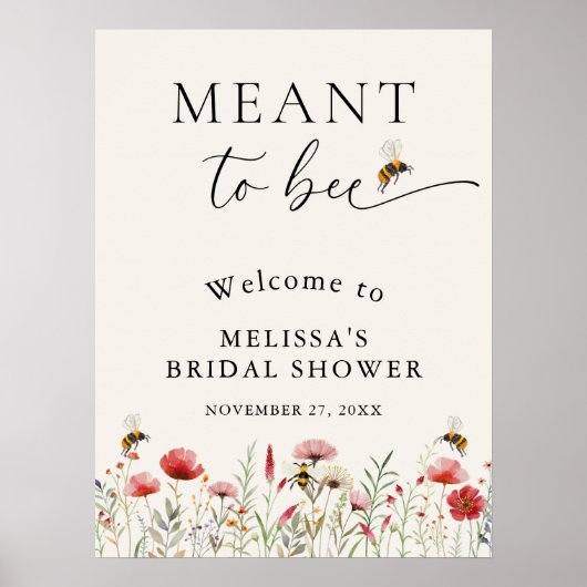 Elegant bedoeld om Vrijgezellenfeest welkom teken Poster (Voorkant)