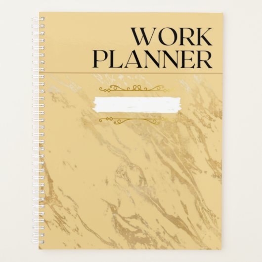 Elegant bedrijf planner (Voorkant)