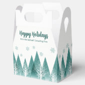 Elegant Bedrijf Vakantie Party Green Forest Bedankdoosjes (Geopend)