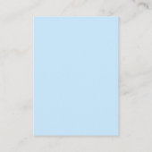 ELEGANT BEDRIJFSMERK BEDRIJFSNAAM & LOGO ON BLUE VISITEKAARTJE (Achterkant)