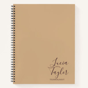 Elegant bedrijfsscriptbrij notitieboek