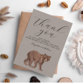 Elegant Beer Baby shower dank u Bedankkaart