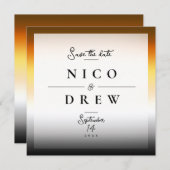 Elegant Beer Pride Bruiloft Save The Date (Voorkant / Achterkant)