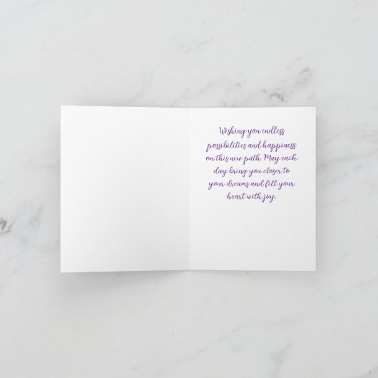 Elegant begin kaart (Binnen)