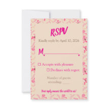 Elegant Beige & Blush Pink Floral Wedding