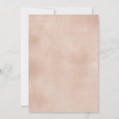 Elegant Beige Boho Pampas Grass Bridal Brunch Kaart (Achterkant)