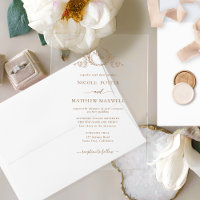 Elegant Beige Brown Royal Crown Krans Monogram