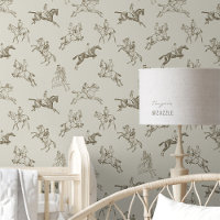Elegant  Beige Bruin Toile Paardrijden