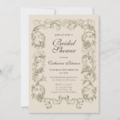 Elegant  Beige Cream  Vrijgezellenfeest Kaart (Voorkant)