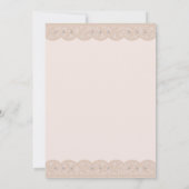 Elegant Beige Cross Christening Christian Baptism Kaart (Achterkant)