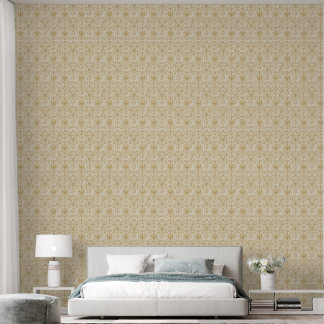 Elegant Beige Damast Behang