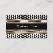 Elegant beige en zwart grijs Visitekaartje (Voorkant)