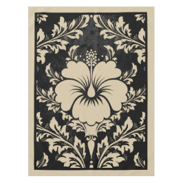 Elegant beige en zwarte dameselegant tablecloth tafelkleed