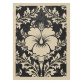 Elegant beige en zwarte dameselegant tablecloth tafelkleed (Voorkant)