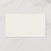 Elegant Beige Floral Script Wedding Website Detail Informatiekaartje (Achterkant)