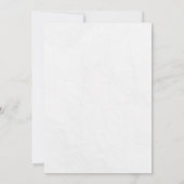 Elegant Beige Floral Wedding Invitation Kaart (Achterkant)