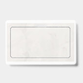 Elegant Beige huwelijkscadeau Label Badge (Achterkant)