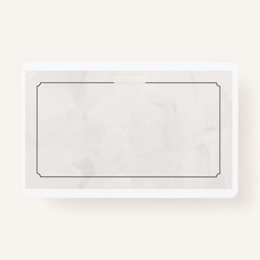 Elegant Beige huwelijkscadeau Label Badge (Achterkant)