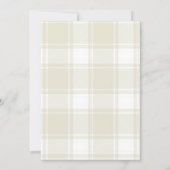 Elegant beige  kaart (Achterkant)