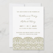 ELEGANT BEIGE KANT KAART (Voorkant)