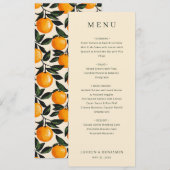 Elegant Beige Menu Template (Voorkant / Achterkant)