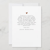 Elegant Beige Modern 4 Photo Collage Baby Shower Bedankkaart (Achterkant)