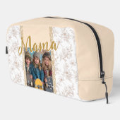 Elegant Beige Moederdag Bijbelvers Foto Toilettasje (Rechterhoek)