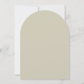 Elegant Beige Nautical Ship Wheel Kaart (Achterkant)