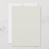 Elegant Beige Ouder Names Minimalist Wedding Kaart (Achterkant)