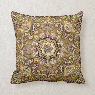 Elegant beige Paisley Pattern Kussen
