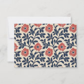 Elegant Beige RSVP Card Kaartje (Achterkant)