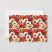 Elegant Beige RSVP Card Kaartje (Achterkant)