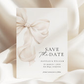 Elegant beige Save the Date Kaart