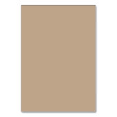 Elegant Beige Tafelnummer (Achterkant)