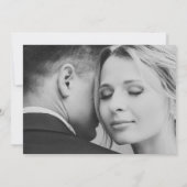 Elegant Beige Tan Bibliotheek Boek Hoesje Bruiloft Bedankkaart (Achterkant)