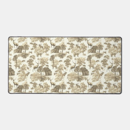 Elegant  Beige witte hertentoilet Bureaumat
