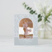 Elegant Believe kerstfoto Feestdagenkaart (Staand voorkant)