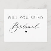 elegant, ben je mijn bruidskaart? briefkaart (Voorkant)