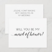 Elegant Bent u mijn woordvoerder? Kaart (Voorkant / Achterkant)