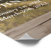 Elegant Berg Levensviering Welkomstbord Poster (Hoek)