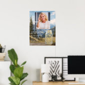 Elegant Berg Levensviering Welkomstbord Poster (Thuiskantoor)